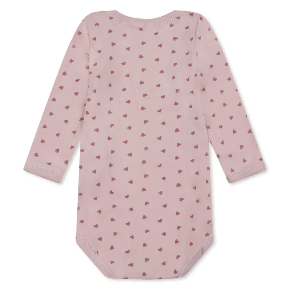 Multicolor katoenen body set met geborduurde details