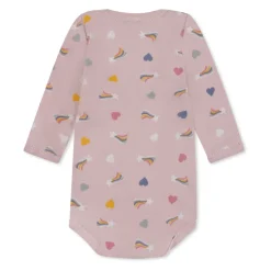 Multicolor katoenen body set met geborduurde details