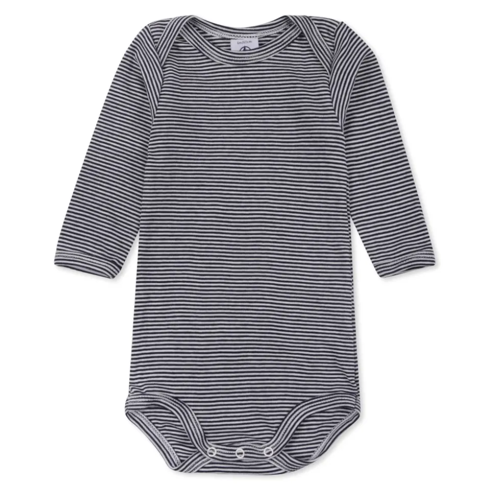 Multicolor katoenen body set met geborduurde tekst