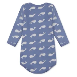 Multicolor katoenen body set met walvisprint