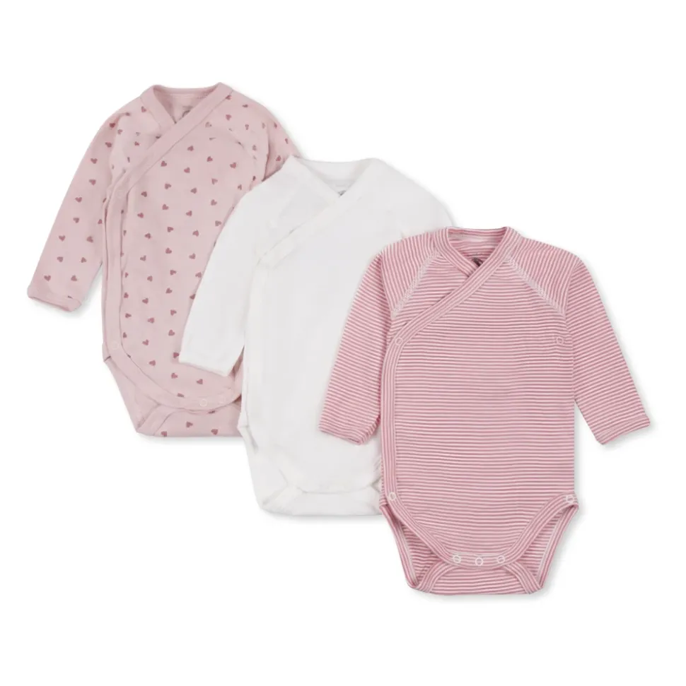 Multicolor Katoenen Bodyset met Hartjes