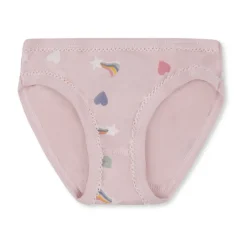 Multicolor Katoenen Onderbroeken Set met Hartjes