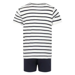 Multicolor Katoenen Pyjama met Logo Print