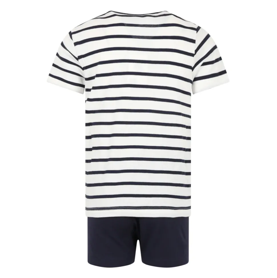 Multicolor Katoenen Pyjama met Logo Print