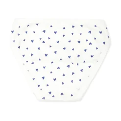 Multicolor katoenen slipjes set met kant