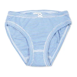 Multicolor katoenen slipjes set met kant