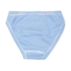 Multicolor katoenen slipjes set met kant