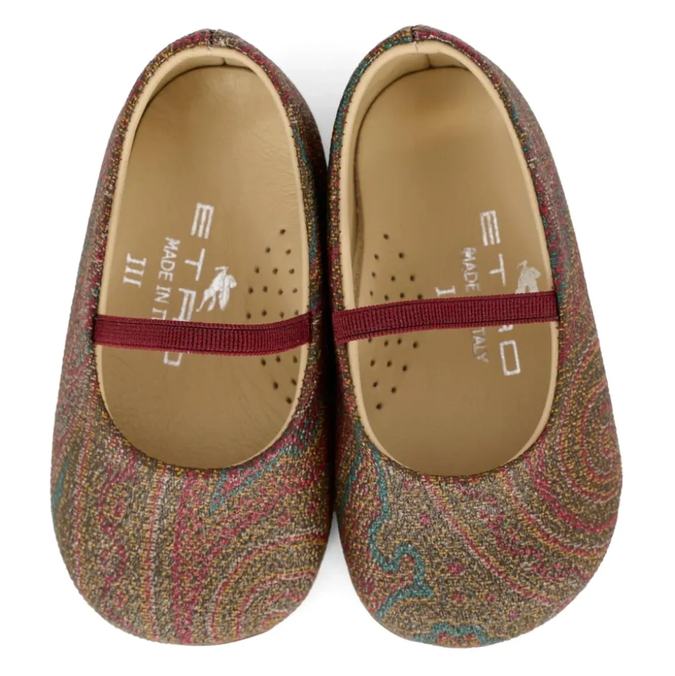 Multicolor Paisley Ballet Flats