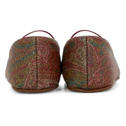 Multicolor Paisley Ballet Flats