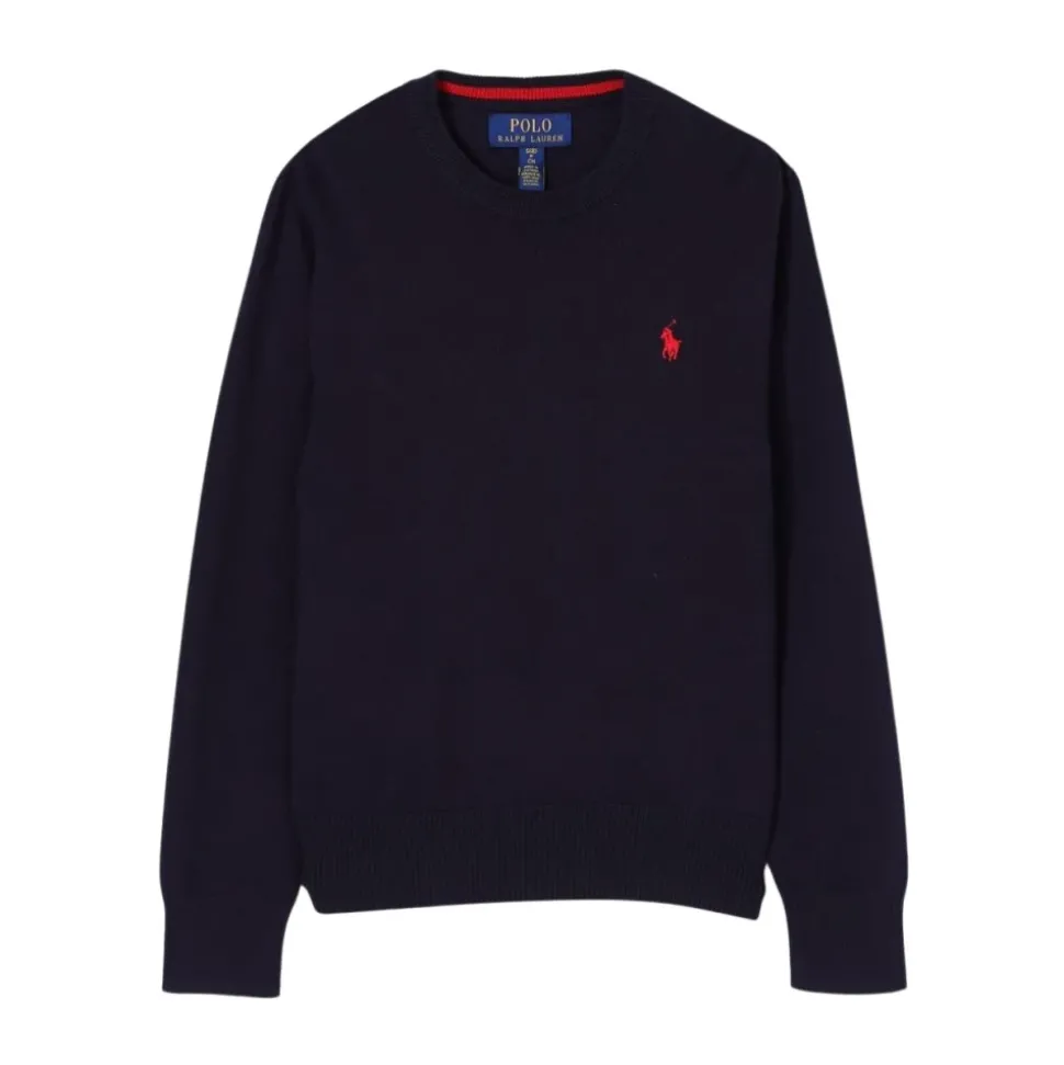 Navy Kids Pullover Sweater