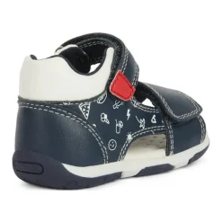 Navy Rode Sandalen