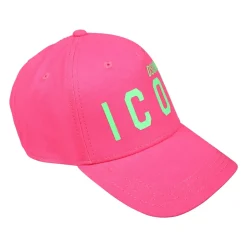 Neon Fuchsia Hoed met Klep