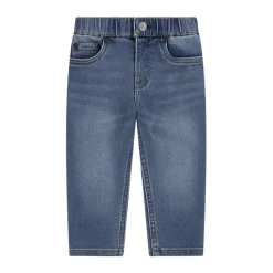 Neonato Slim Fit Jeans - Trek Aan Elastisch Mediumblauw