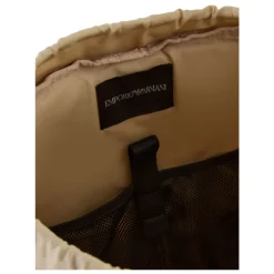 Nylon Rugzak met Riem en Cross-Over Koord Detail