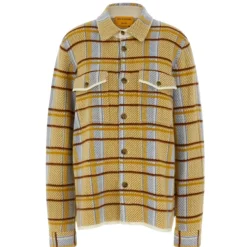 Oker Plaid Work Cashmere Jas