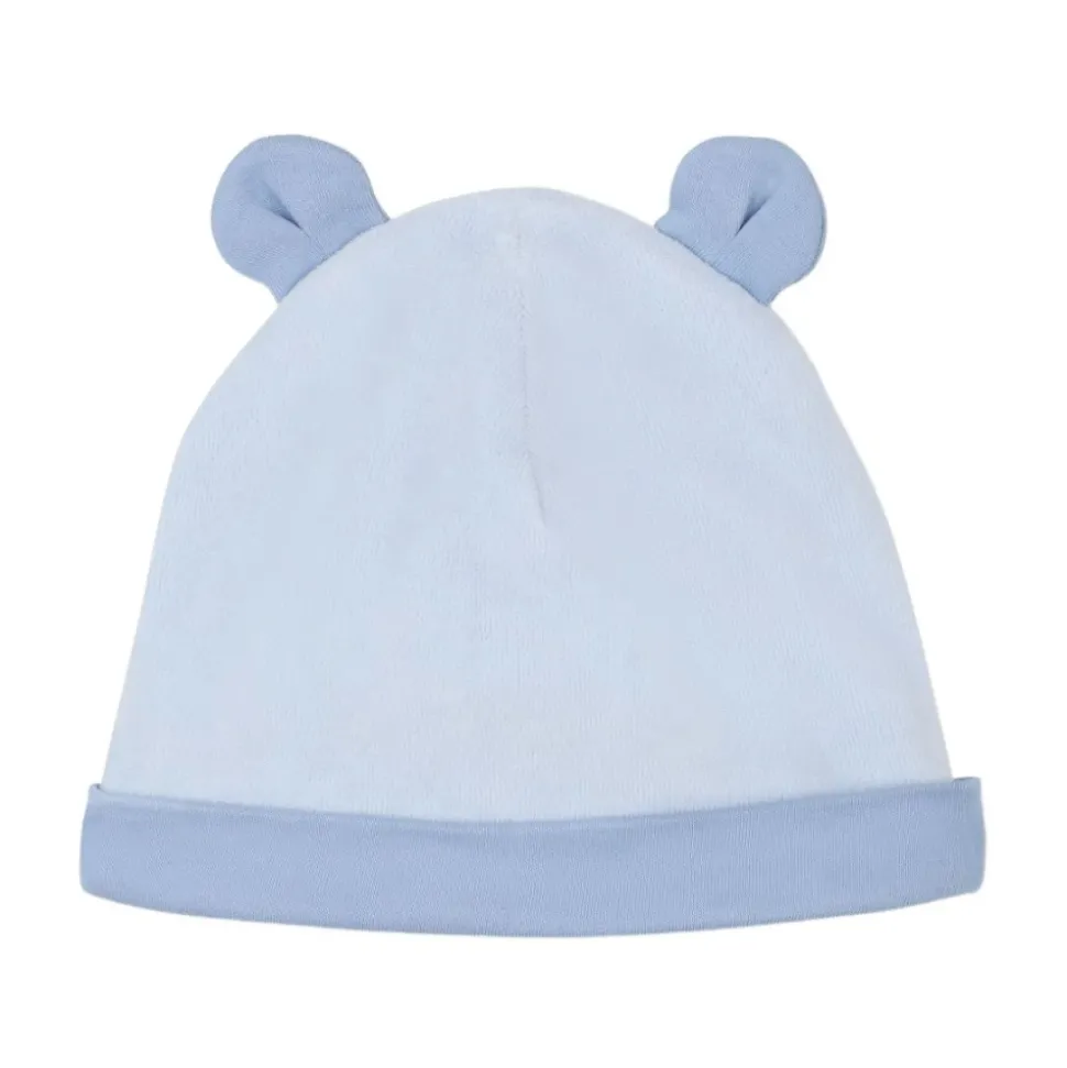 Olifantprint Beanie en Slabbetje Set