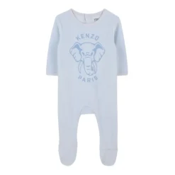 Olifantprint Beanie en Slabbetje Set