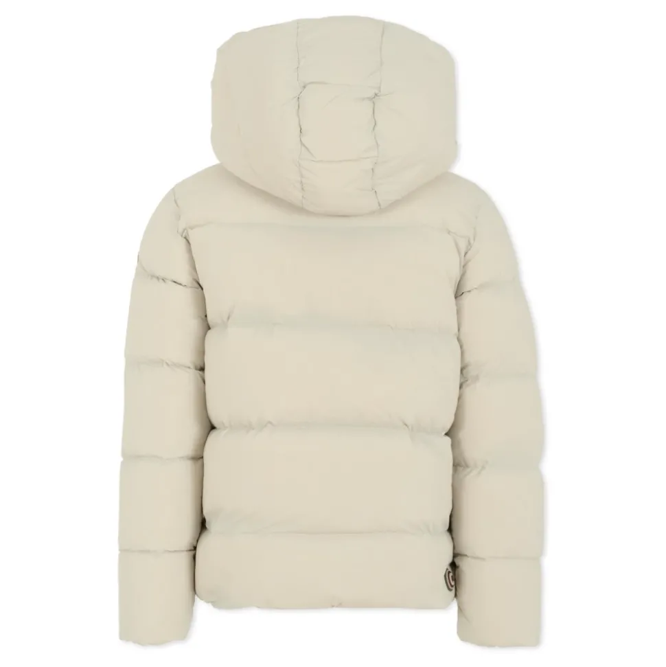 Omkeerbaar Gewatteerd Donsjack Grijs Blauw