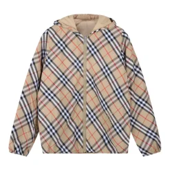 Omkeerbare Geruite Jas voor Kinderen