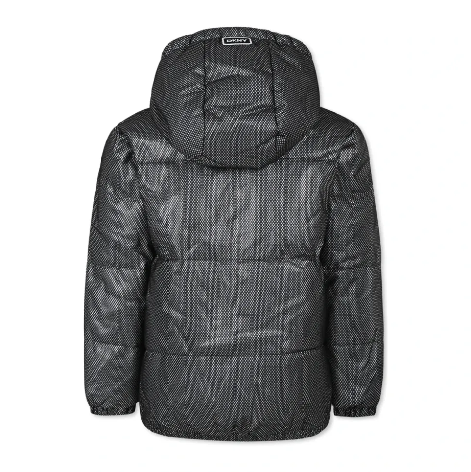 Omkeerbare Gewatteerde Donsjas Zwart