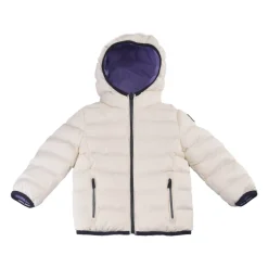 Omkeerbare gewatteerde jas met capuchon