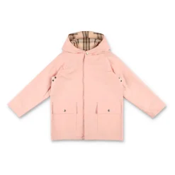 Omkeerbare Katoenen Jas met Ruitjesmotief