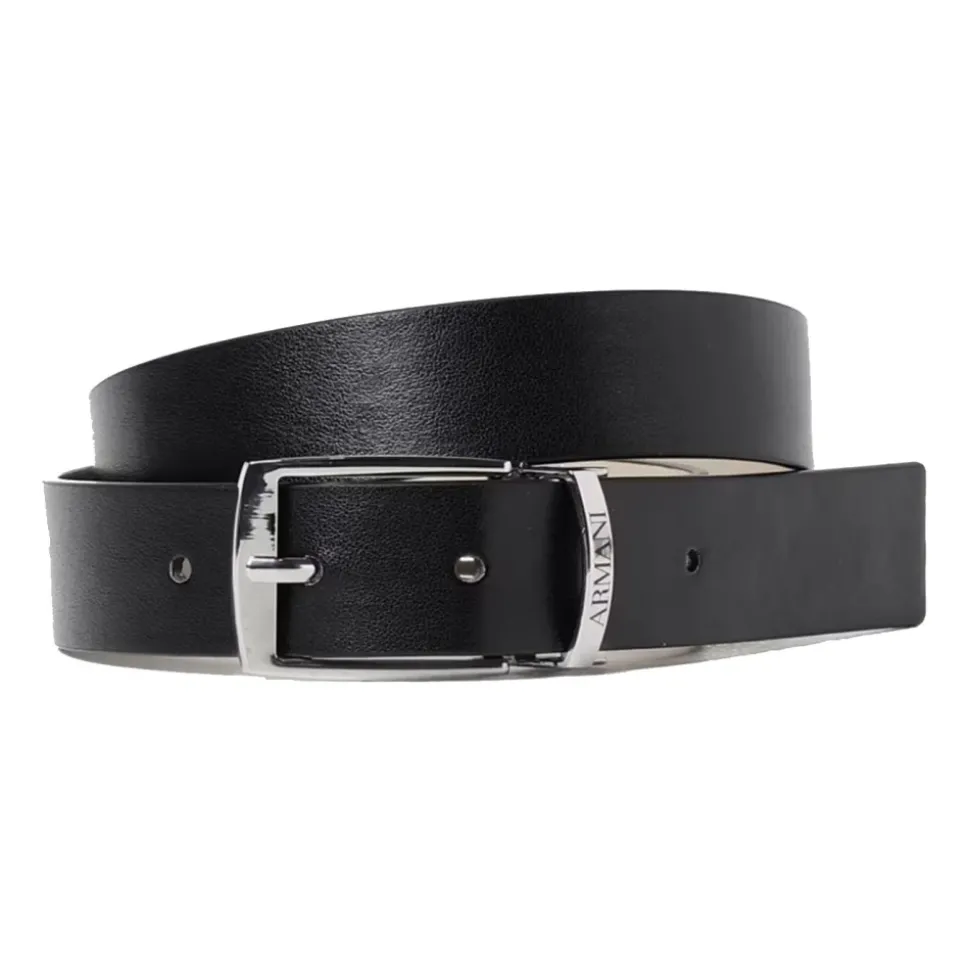 Omkeerbare riem met logo-gesp