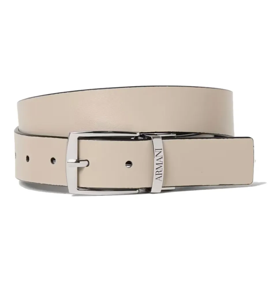 Omkeerbare riem met logo-gesp