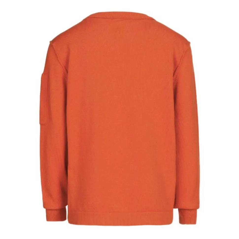 O-Neck Jumper met Logo Detail