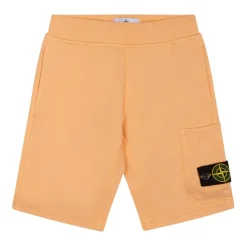 Oranje Cargo Shorts met Compass Badge