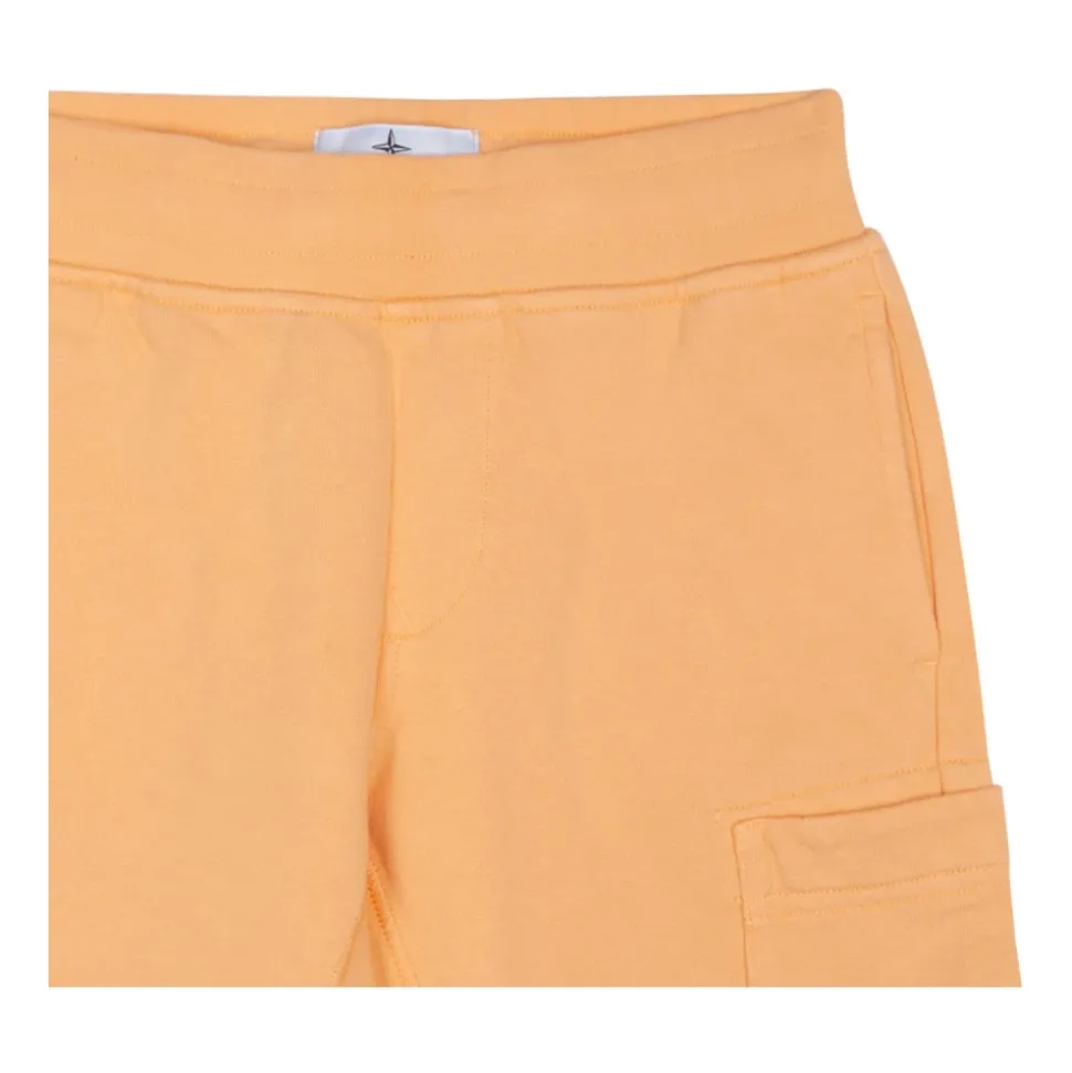 Oranje Cargo Shorts met Compass Badge