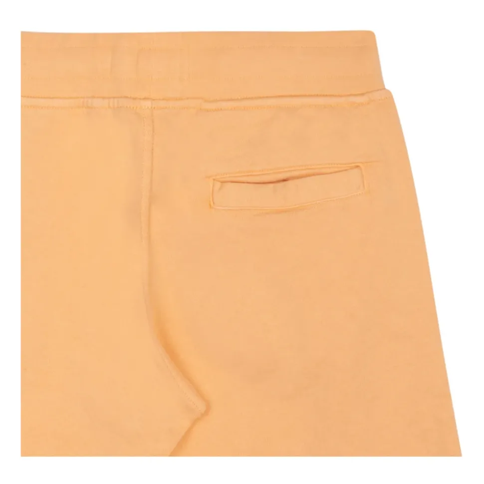 Oranje Cargo Shorts met Compass Badge