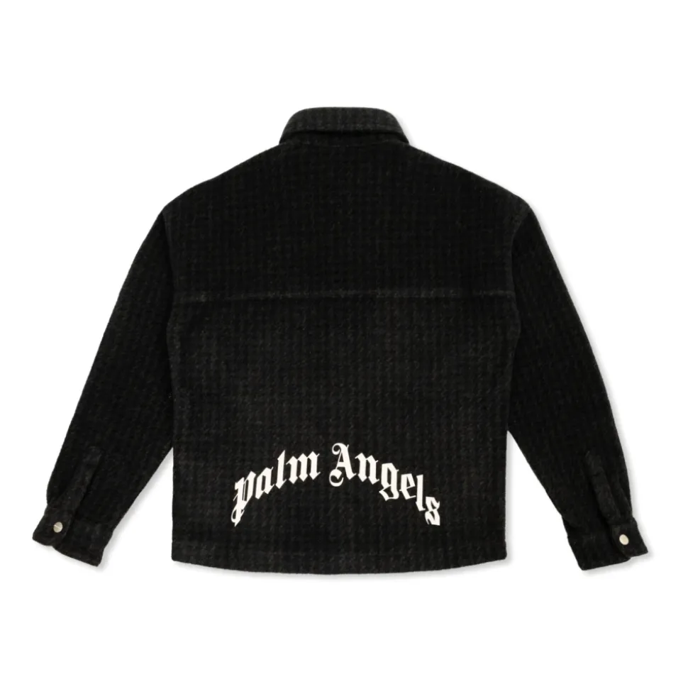 Overhemd met pied-de-poule patroon