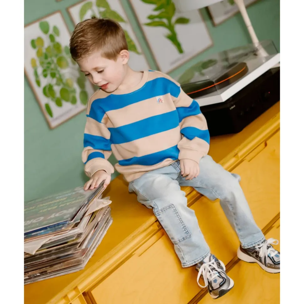 Oversized Sweater Big Stripe