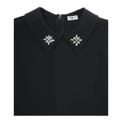 Pak met kraalkraag in technische stretchstof