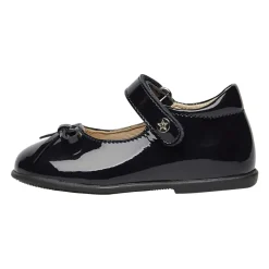 Patent leather ballet flats with strap BALLET