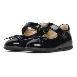 Patent leather ballet flats with strap BALLET