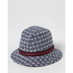 Patroon emmerhoed in koningsblauw