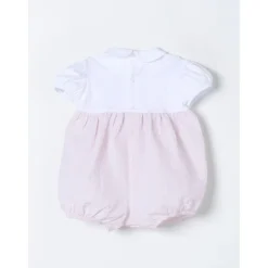 Peter Pan Kraag Romper Korte Mouwen