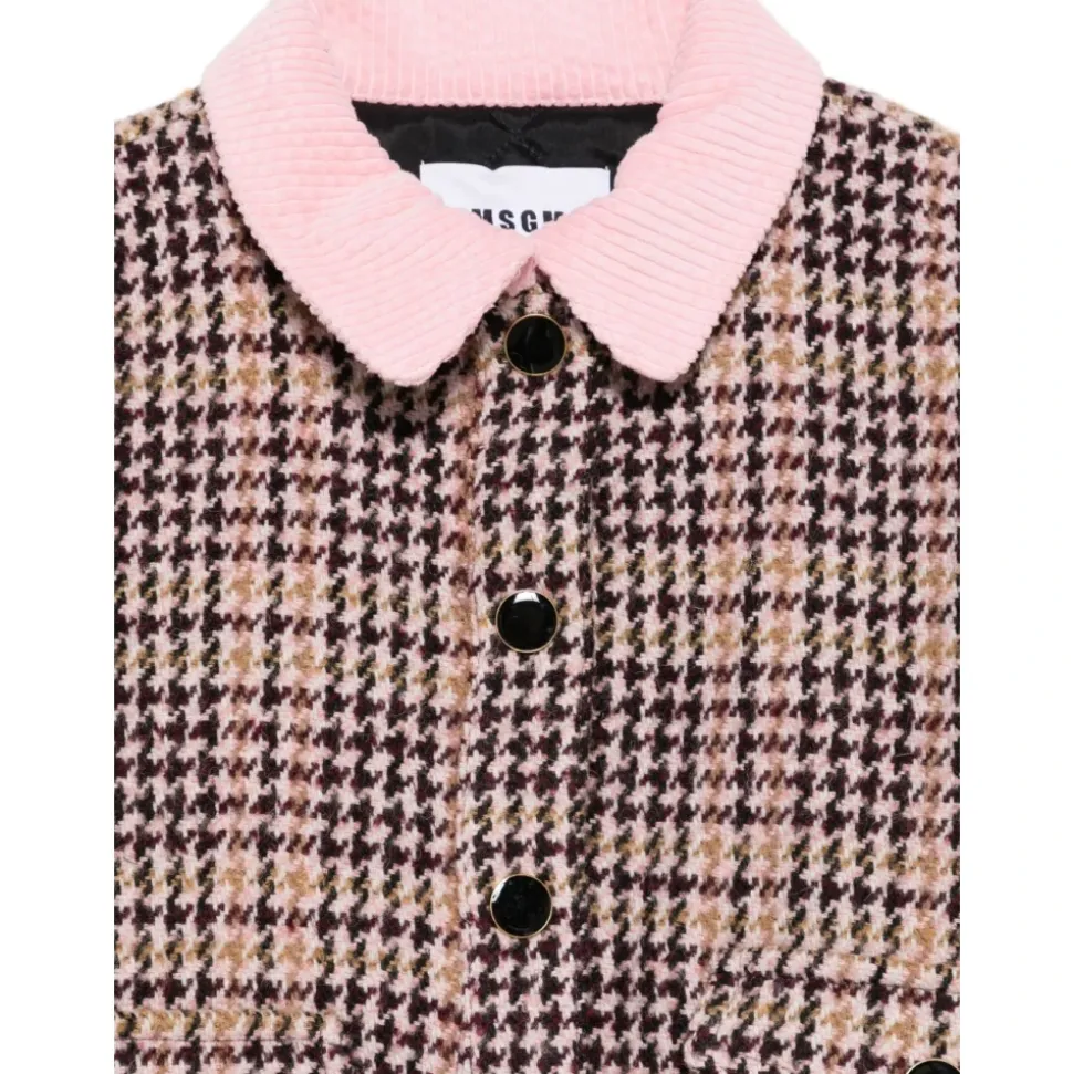 Pied-de-poule Tweed Jas