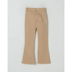 Plain Flare Leg Trousers