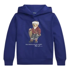 Polo Bear Print Katoenen Sweatshirt