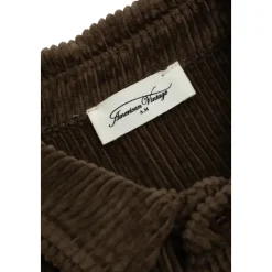 Ribfluwelen overhemd