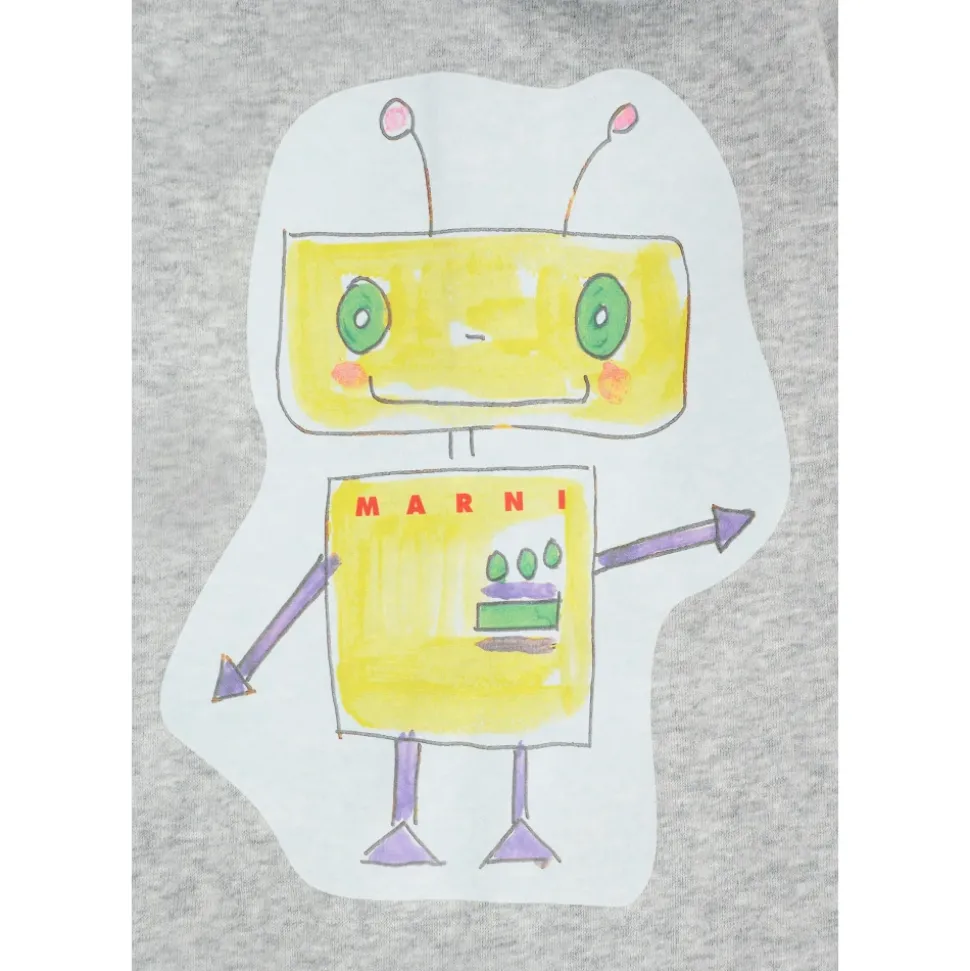 Robot Print Katoenen Rompers