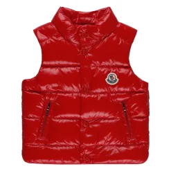 Rode Baby Gewatteerde Vest Meisje