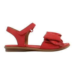 Rode Bow Sandalen voor Kinderen