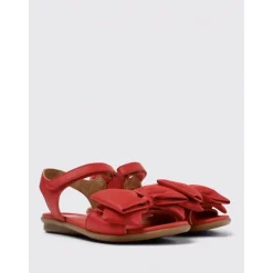 Rode Bow Sandalen voor Kinderen