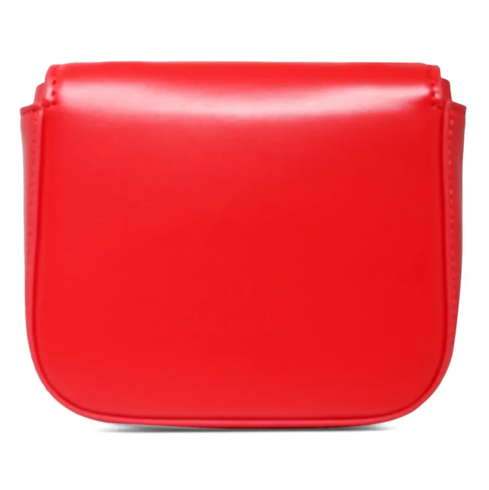 Rode Eco-Leren Casual Schoudertas