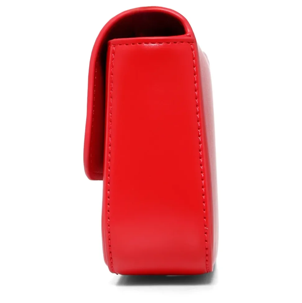 Rode Eco-Leren Casual Schoudertas