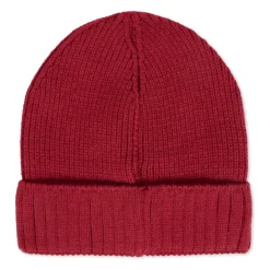 Rode Gebreide Beanie met Logo